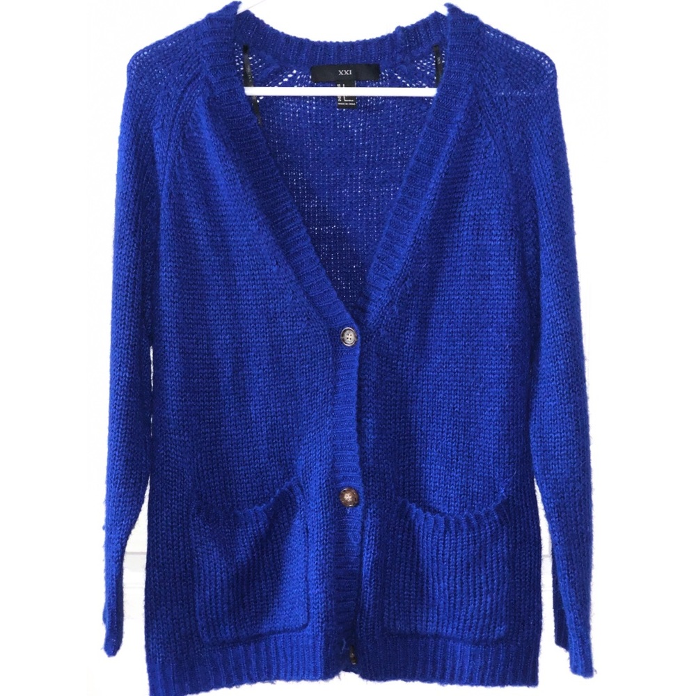 Royal blue cardigan SIZE SMALL